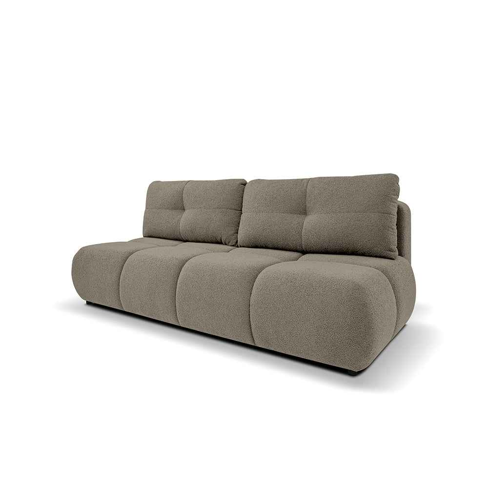 Milorya 3 Seater Sofa Bed 142x200, Soft Minimalism Style – Ash Moss (NOW OR NEVER 16)