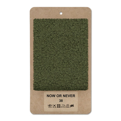 Fabric sample NOW OR NEVER Olive Moss (NOW OR NEVER 38)
