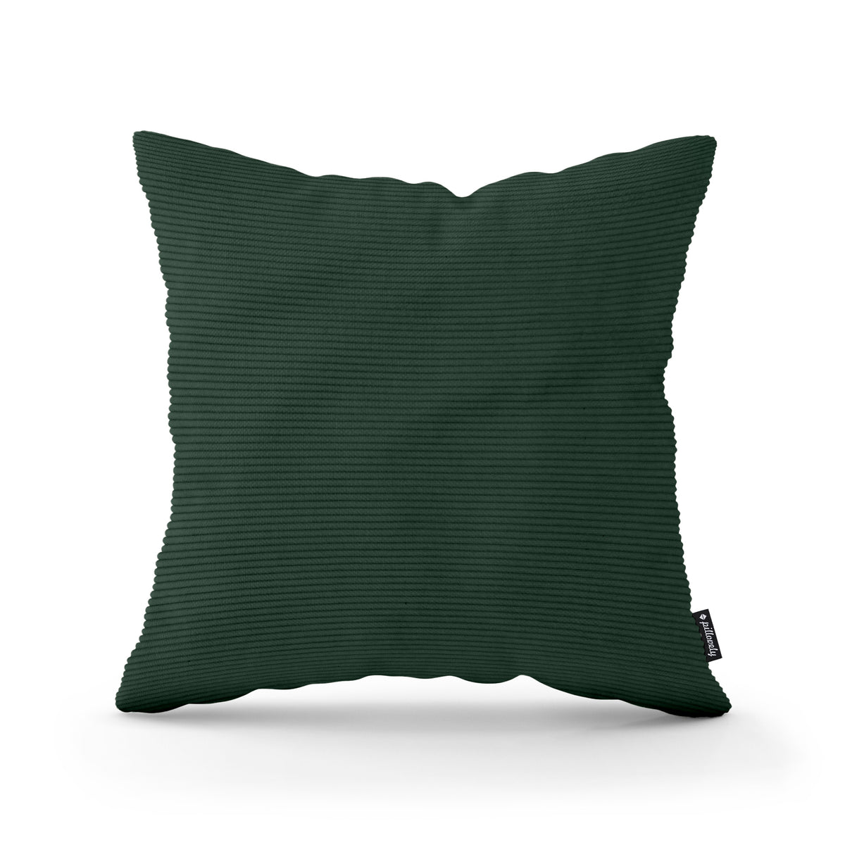 Corduroy Decorative Cushion 45x45 cm, Scandinavian and Boho Style – Forest Stone (ONTARIO 35)