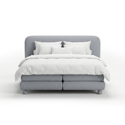 Portela Continental Divan Bed with a Rounded Headboard, Modern Organic Style – photo 6