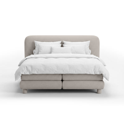 Portela Continental Divan Bed with a Rounded Headboard, Modern Organic Style – photo 23