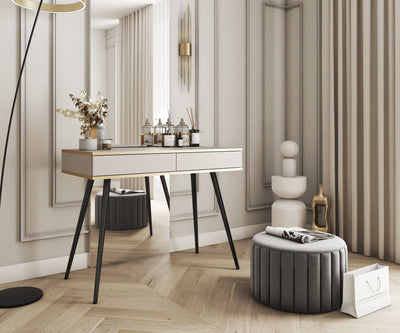 Meva Dressing Table 102x80 cm, Modern Classic Style – in a room setting