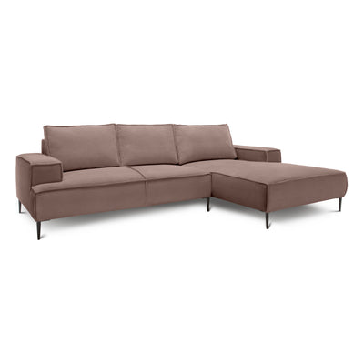 May 3 Seater Corner Sofa 275 cm, Modern Classic Style – Autumn Brown (POSO 27), Right-handed