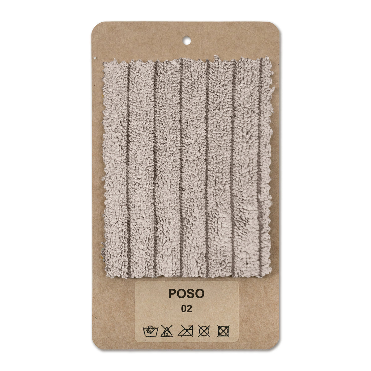 Fabric sample Corduroy Sand Stone (POSO 02)