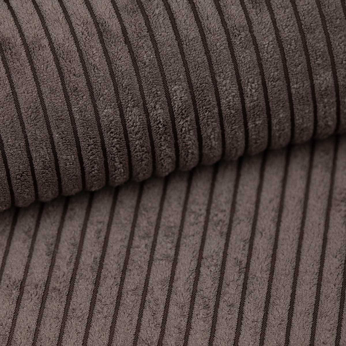 Fabric sample Corduroy Smoked Wood (POSO 04)