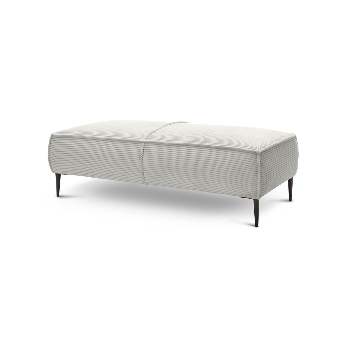 May Pouffe 140 cm for Living Room, Modern Style – Linen Cream (POSO 100)