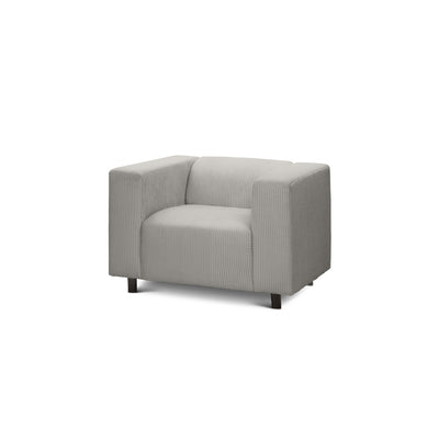 July Armchair 95 cm, Scandinavian Style – Ash White (POSO 110)