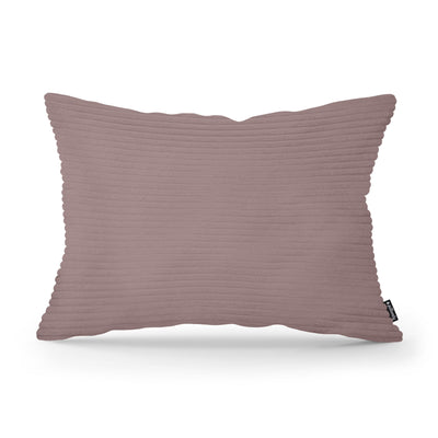 Wide Corduroy Decorative Cushion 40x55 cm, Vintage Style – Autumn Brown (POSO 27)