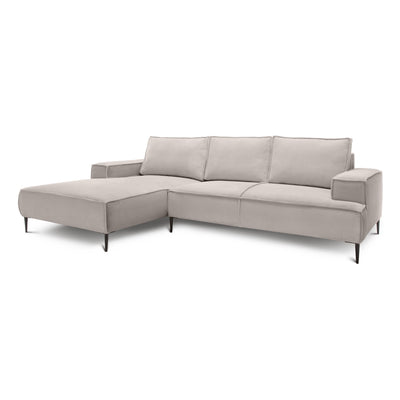 May 3 Seater Corner Sofa 275 cm, Modern Classic Style – Sand Stone (POSO 02), Left-hand-side