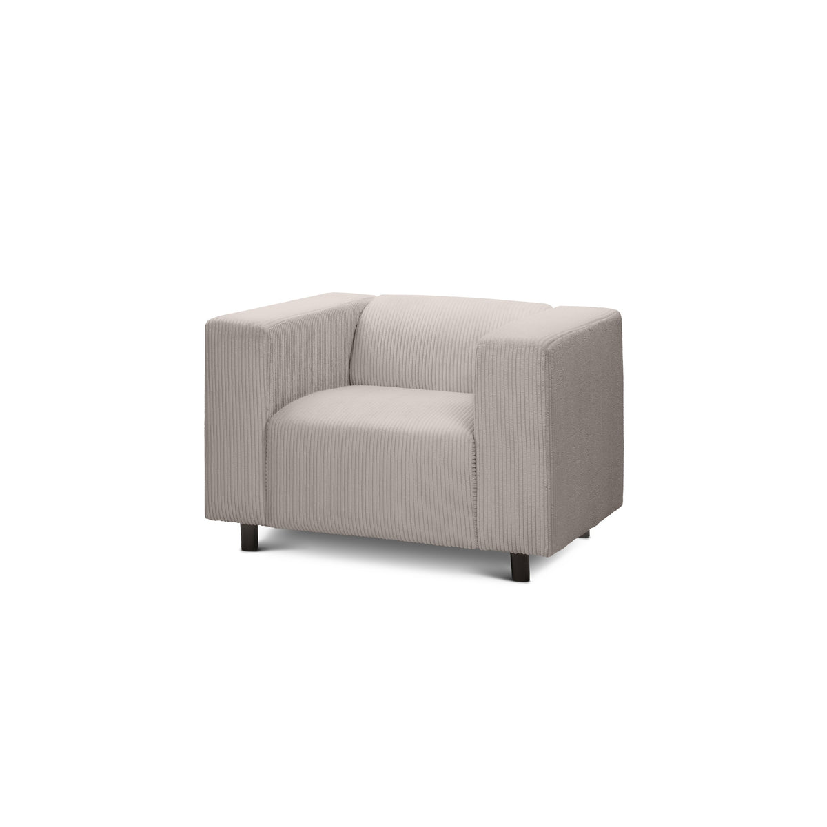 July Armchair 95 cm, Scandinavian Style – Sand Stone (POSO 02)