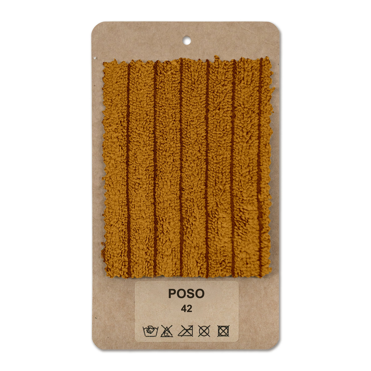 Fabric sample Corduroy Caramel (POSO 42)