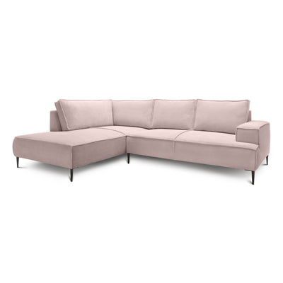 May 4 Seater Corner Sofa 275 cm – Dusty Pink (POSO 52), Left-hand facing
