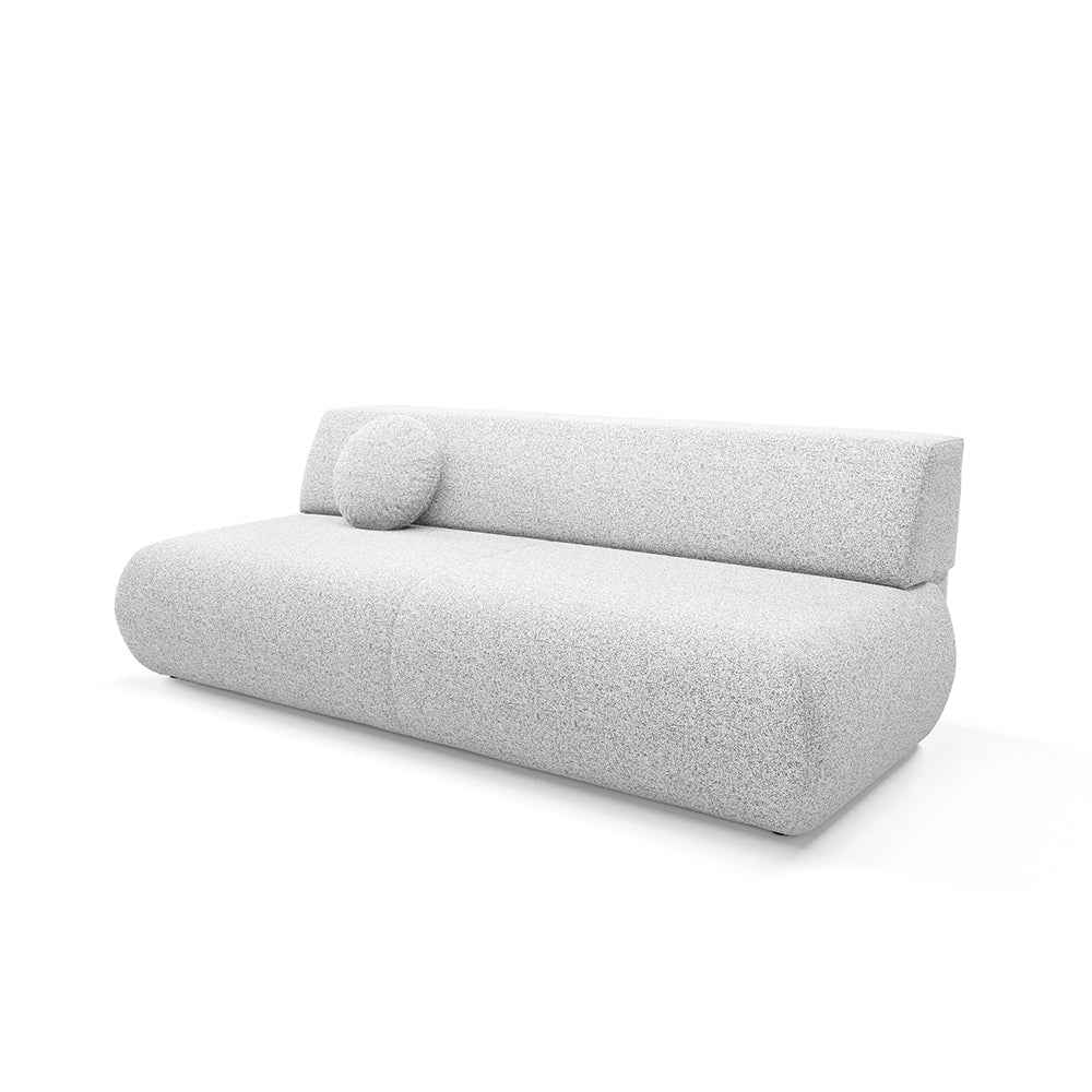 Puentro Sofa Bed 140x200 with Storage, Modern Style – Pearl Taupe (PUENTE 80)