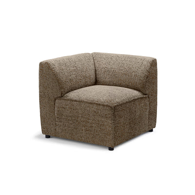 BRICK Modular Sofa Module M Right – Brown Stone (BELLA 10)