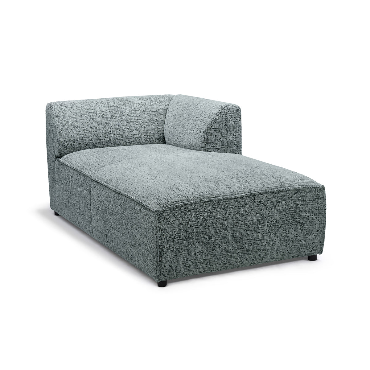BRICK Modular Sofa Module L Right – Emerald Gray (BELLA 35)