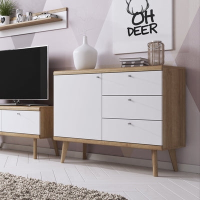 Lato Sideboard 107x83, Scandinavian Style – in a room setting