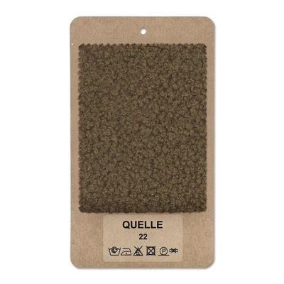 Fabric sample QUELLE Toffee Brown (QUELLE 22)