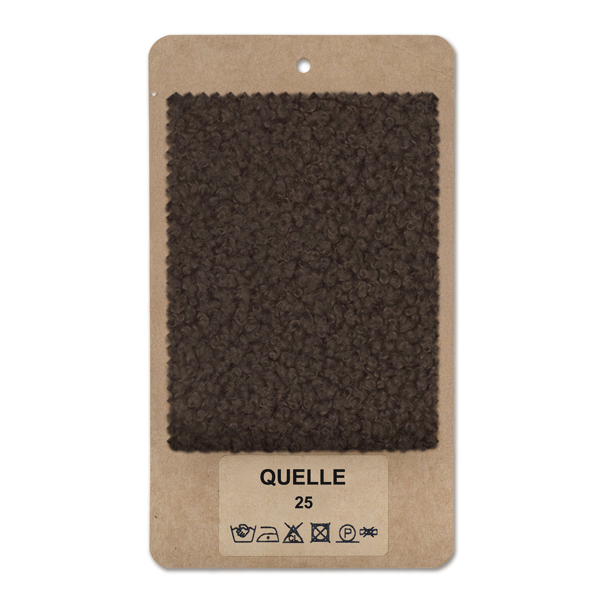 Fabric sample QUELLE Ebony Bark (QUELLE 25)