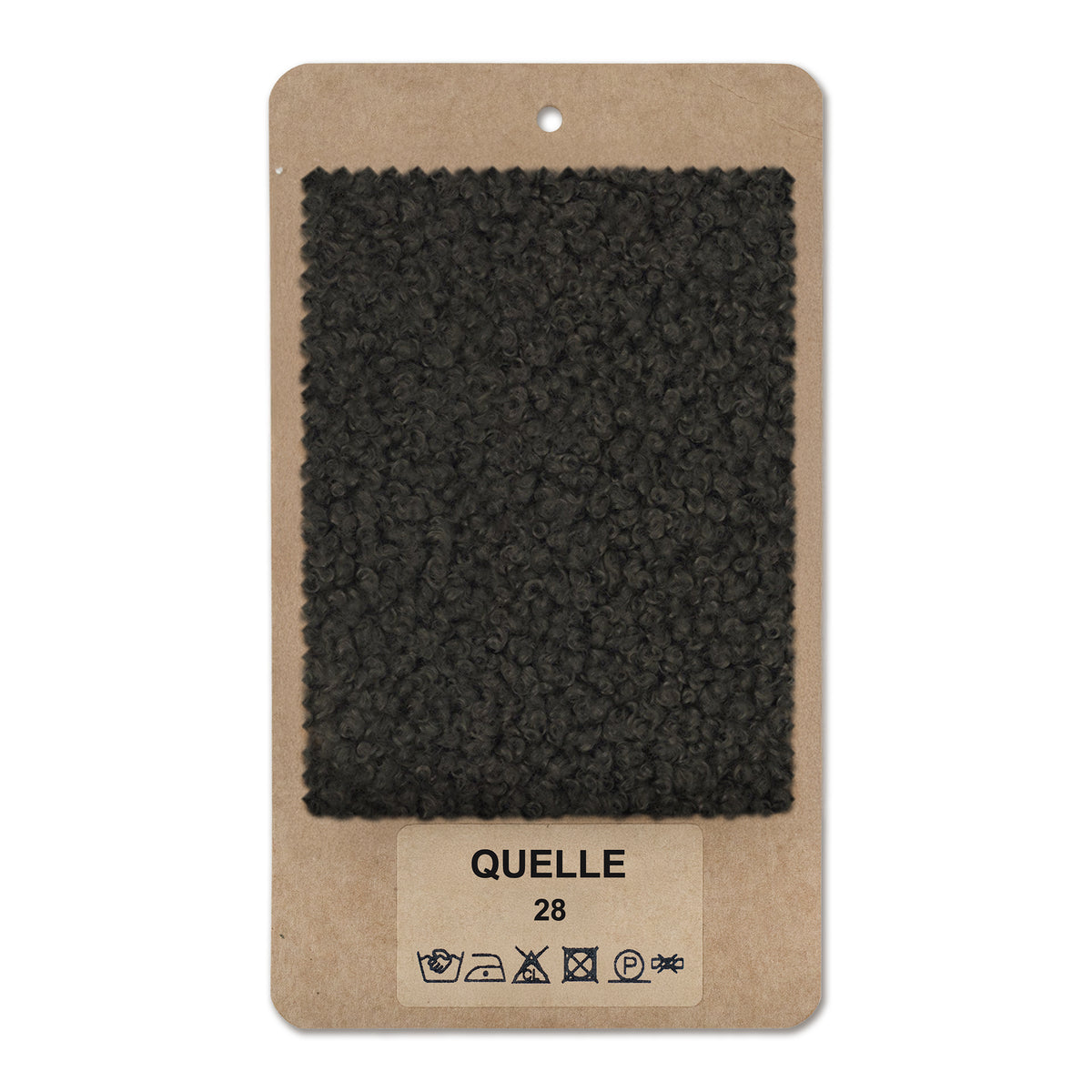 Fabric sample QUELLE Raven Deep (QUELLE 28)
