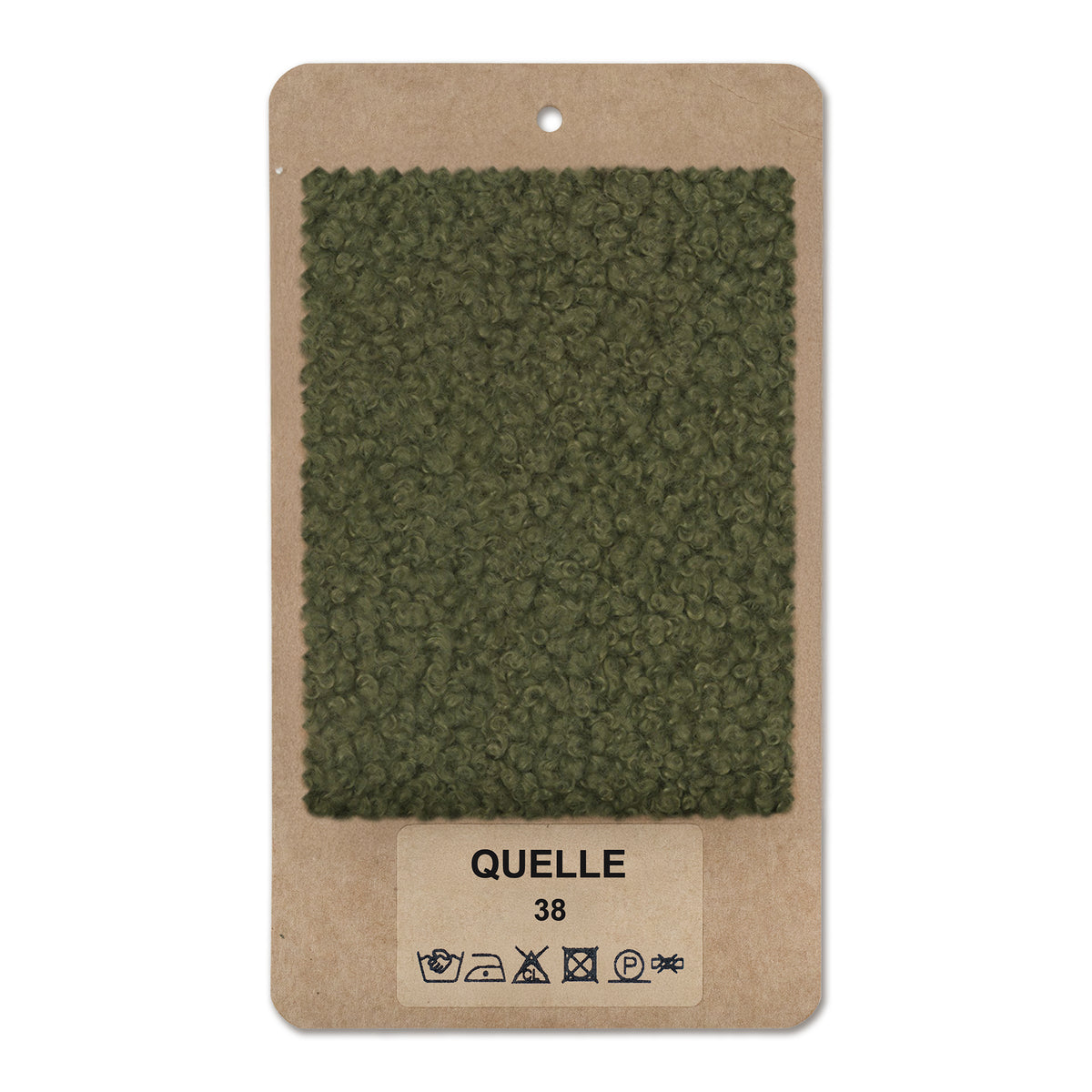 Fabric sample QUELLE Yew Green (QUELLE 38)