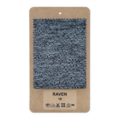 Fabric sample RAVEN Night Black (RAVEN 18)