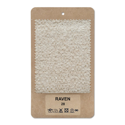 Fabric sample RAVEN Sand Silk (RAVEN 28)