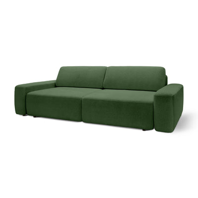 Bamby Sofa Bed 200x136 cm with Storage, DL Mechanism – Olive Grove (RAVEN 77)
