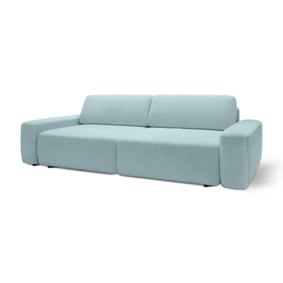 Bamby Sofa Bed 200x136 cm with Storage, DL Mechanism – Porcelain Blue (RAVEN 80)