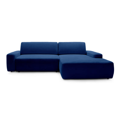 Bamby 3 Seater Corner Sofa Bed 125x210, Modern Style – Right-hand, Atlantic Current (RAVEN 86)