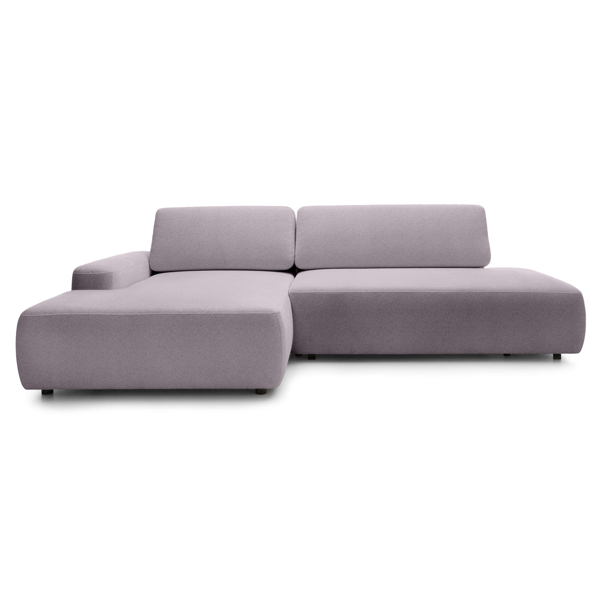 Bamby 4 Seater Corner Sofa Bed 125x210, Japandi Style – Left-hand, Autumn Pink (RAVEN 91)