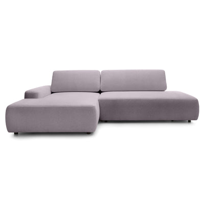Bamby 4 Seater Corner Sofa Bed 125x210, Japandi Style – Left-hand, Autumn Pink (RAVEN 91)