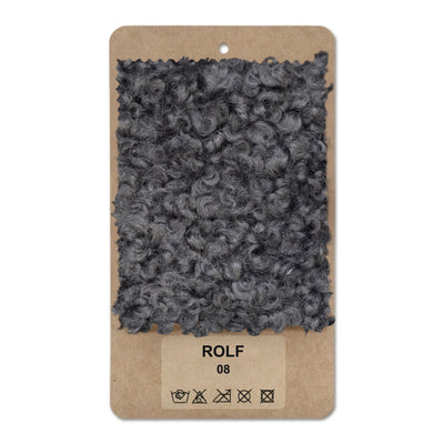 Fabric sample Rolf Black Ebony (ROLF 08)