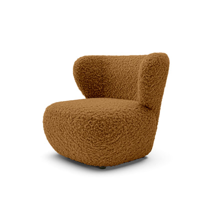 Olemo Armchair 82x74 cm, Japandi Style – Walnut Terra (ROLF 12)