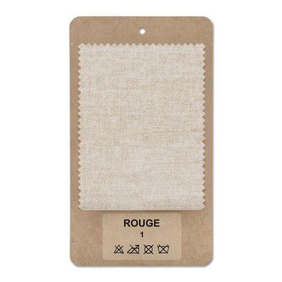 Fabric sample ROUGE Almond Cream (ROUGE 01)