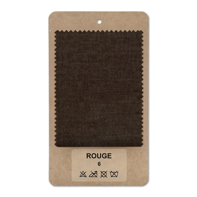 Fabric sample ROUGE Espresso Brown (ROUGE 06)