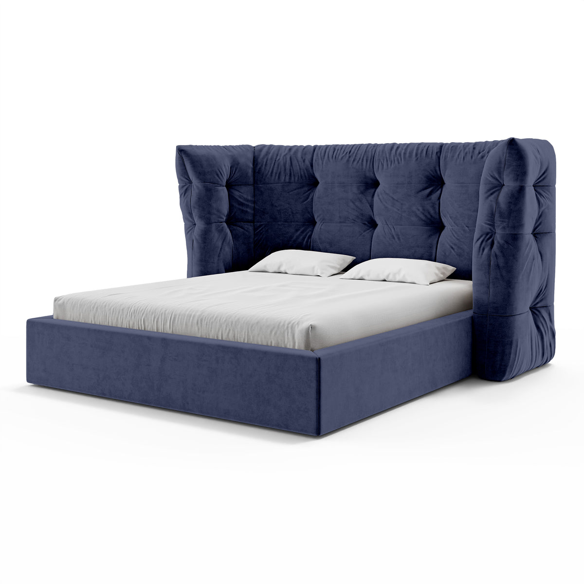 Diara Tufted Upholstered Ottoman Bed with Storage, Glamour Style – photo 10