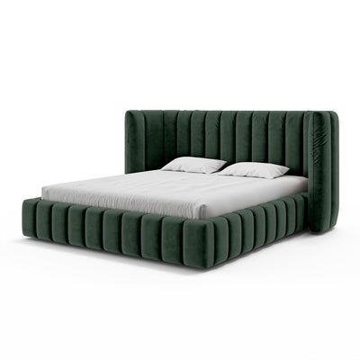 Gianda Upholstered Ottoman Bed with Vertical Tufting and Storage, Modern Soft Style – photo 19