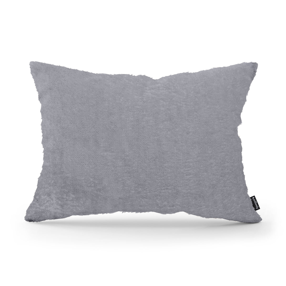 Plush Decorative Cushion 40x55 cm, Glamour Style – Steel Ash (SORRISO 04)