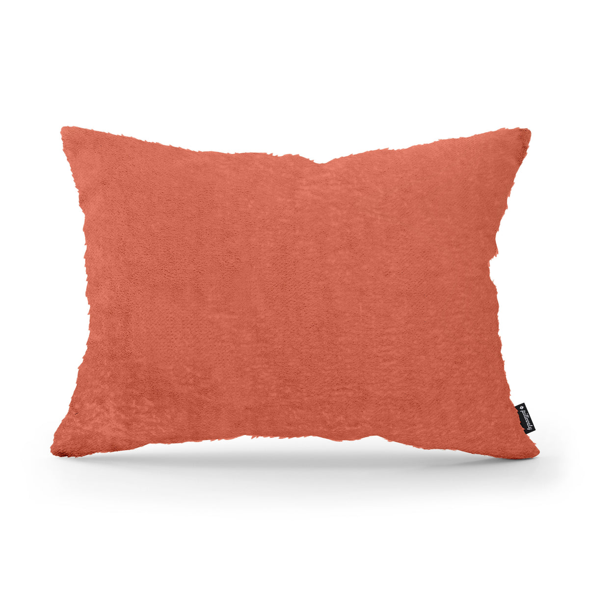 Plush Decorative Cushion 40x55 cm, Glamour Style – Red Terra (SORRISO 09)