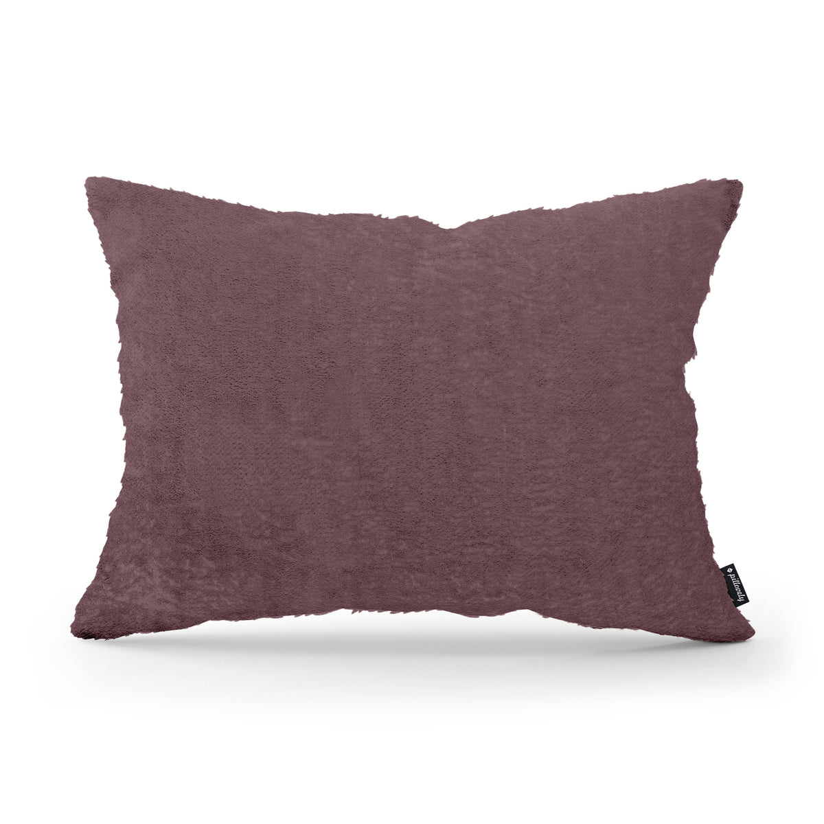 Plush Decorative Cushion 40x55 cm, Glamour Style – Dark Plum (SORRISO 11)