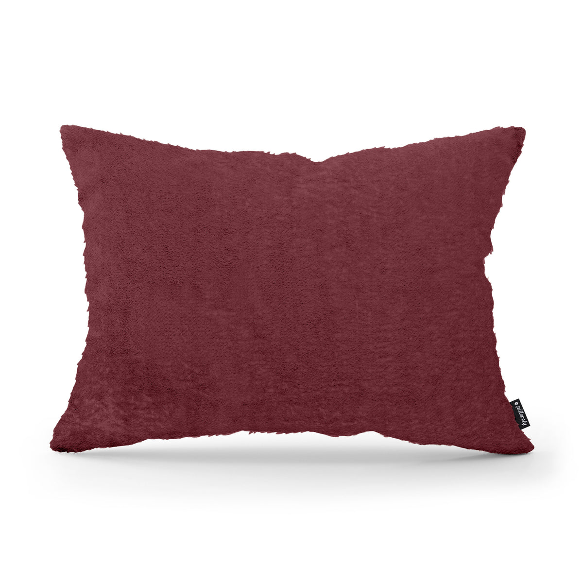 Plush Decorative Cushion 40x55 cm, Glamour Style – Burgundy Stone (SORRISO 12)