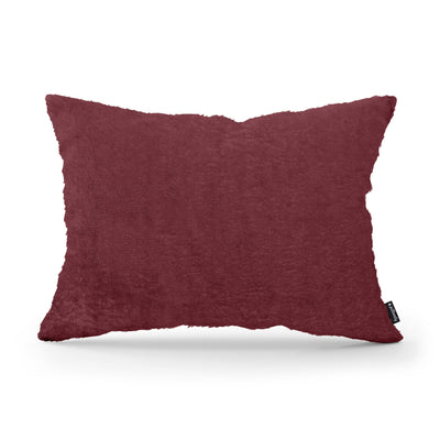 Plush Decorative Cushion 40x55 cm, Glamour Style – Burgundy Stone (SORRISO 12)