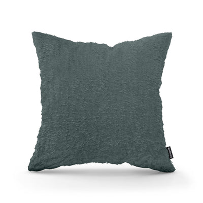 Plush Decorative Cushion 45x45 cm, Glamour Style – 100% PES Plush, Soft Texture – Ruby Navy (SORRISO 13)