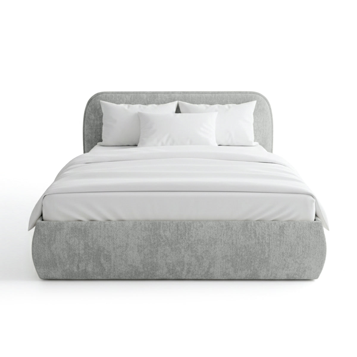 Eterial Upholstered Ottoman Bed with Storage, Soft Modern Style – photo 24