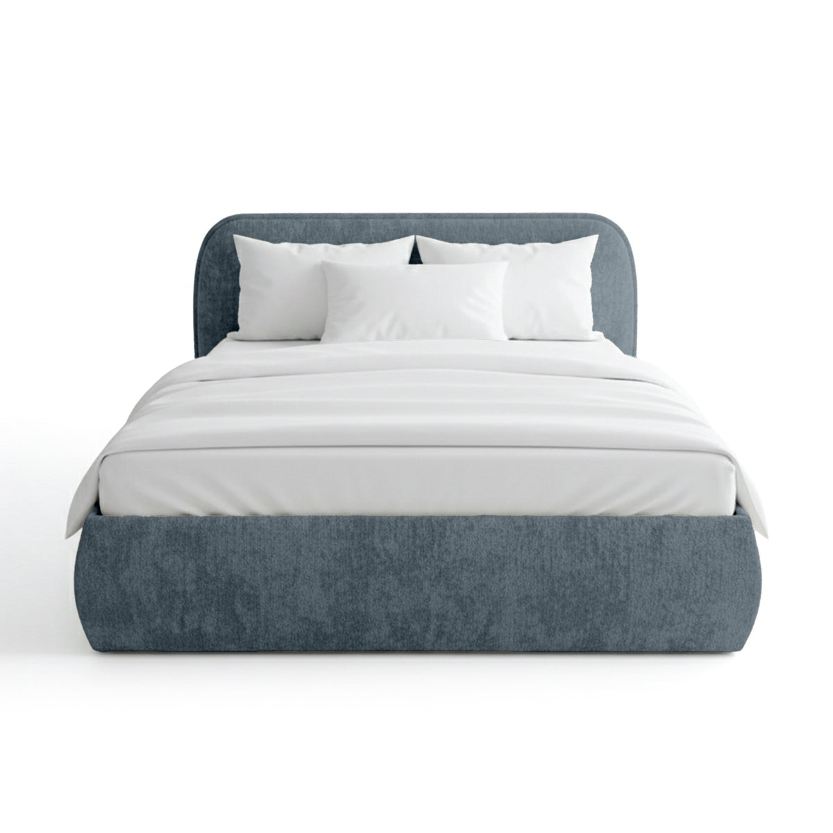 Eterial Upholstered Ottoman Bed with Storage, Soft Modern Style – photo 27