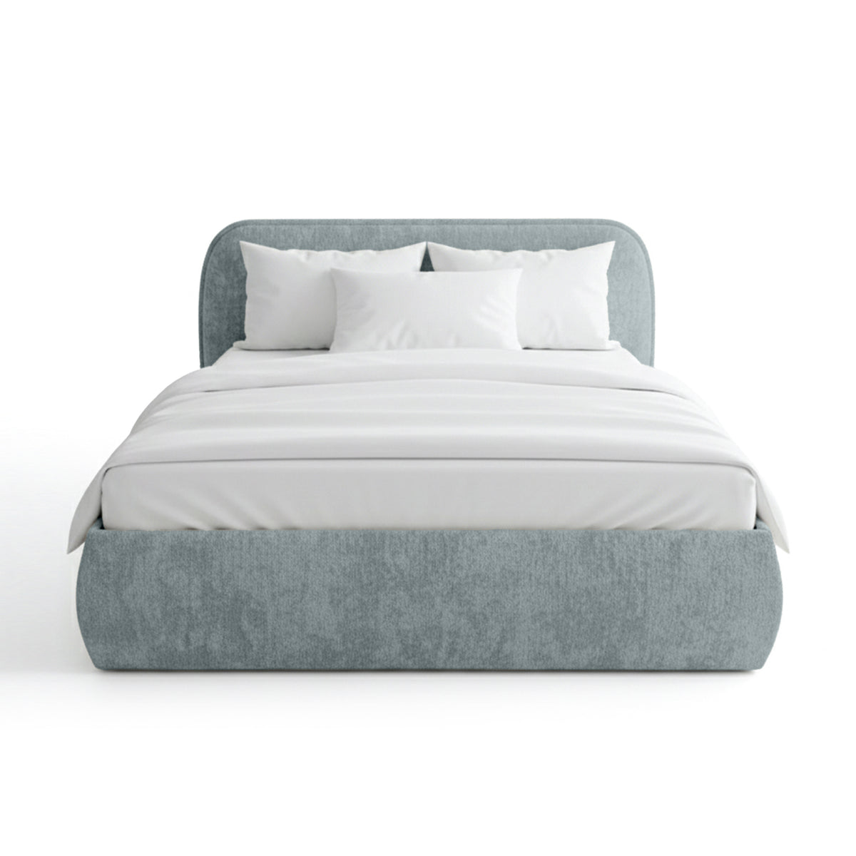 Eterial Upholstered Ottoman Bed with Storage, Soft Modern Style – photo 10