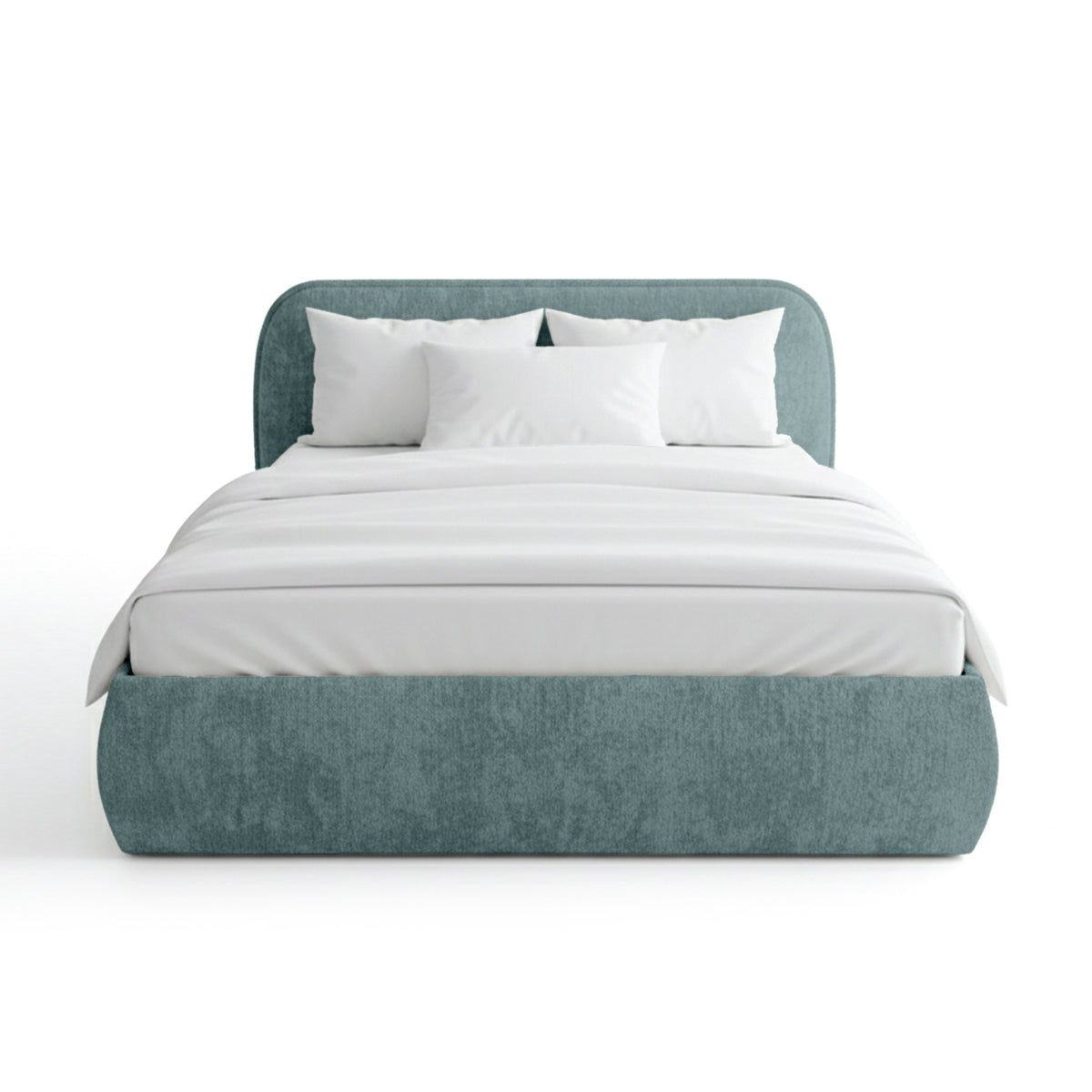 Eterial Upholstered Ottoman Bed with Storage, Soft Modern Style – photo 29