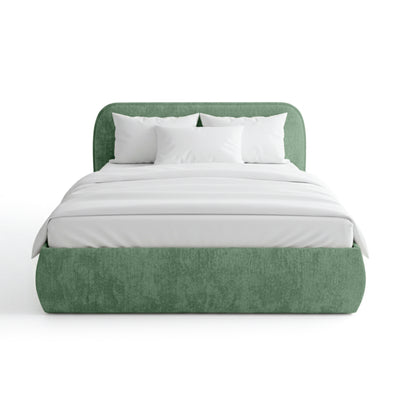 Eterial Upholstered Ottoman Bed with Storage, Soft Modern Style – photo 21