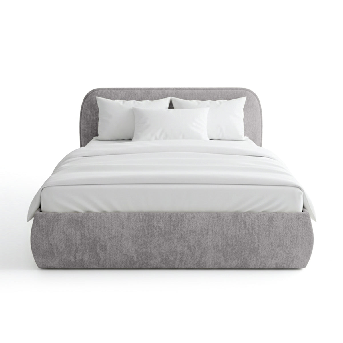 Eterial Upholstered Ottoman Bed with Storage, Soft Modern Style – photo 14