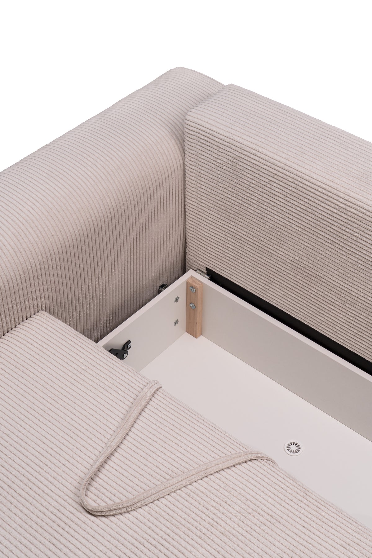 Zoria Sofa Bed 145 × 203 with Storage, Modern Style – photo 9